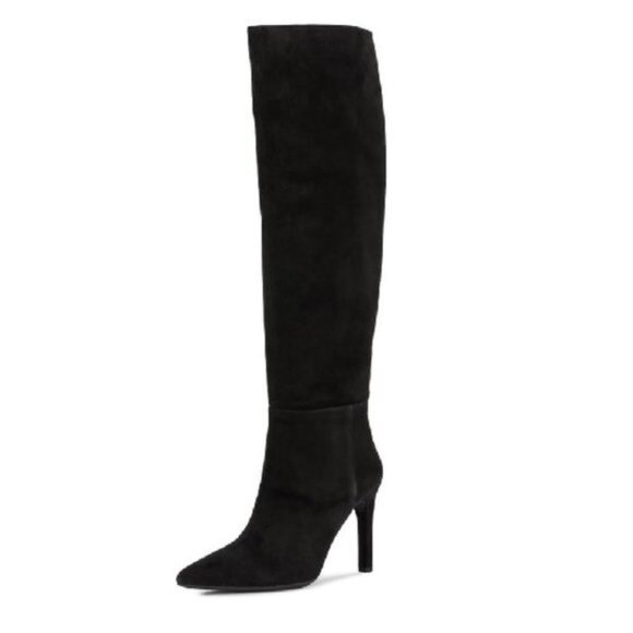 Geox Faviola Suede Knee High Boot - Picture 1 of 9